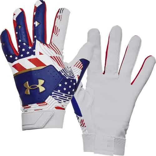 Under Armour Clean Up Culture Stars -n- Stripes Baseball Batting Gloves 3 Under Armour Clean Up Culture Stars -n- Stripes Baseball Batting Gloves