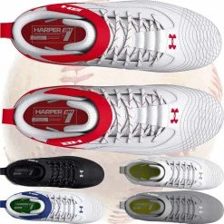 Under Armour Harper 7 Mid RM Jr. Youth Baseball Cleats 8 Under Armour Harper 7 Mid RM Jr. Youth Baseball Cleats -Baseball Sales Shop 3025587 T 1500