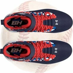 Under Armour Harper 7 USA Mid RM Jr. Youth Baseball Cleats 10 Under Armour Harper 7 USA Mid RM Jr. Youth Baseball Cleats -Baseball Sales Shop 3025599 400 T 1500
