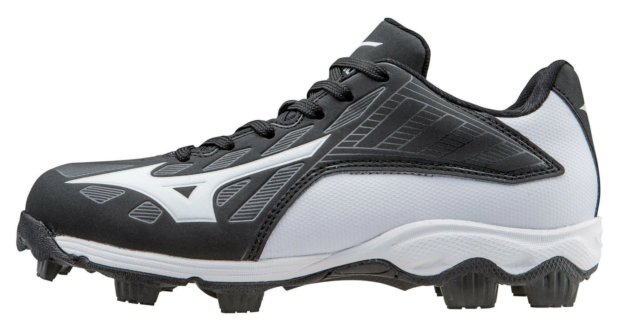 Mizuno 9-Spike Advanced Franchise 8 Mid Molded Baseball Cleats - Junior 4 Mizuno 9-Spike Advanced Franchise 8 Mid Molded Baseball Cleats - Junior - Image 2