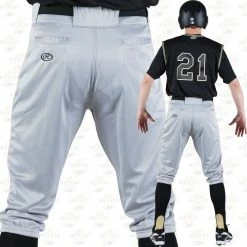Rawlings Premium Knee High Fit Knicker Youth Baseball Pants -Baseball Sales Shop BP150K WH L 1265 WP 1