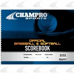 Champro Sports Baseball &sol; Softball Scorebook