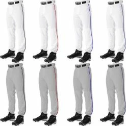 Alleson Athletic Youth Baseball Pants With Contrast Piping