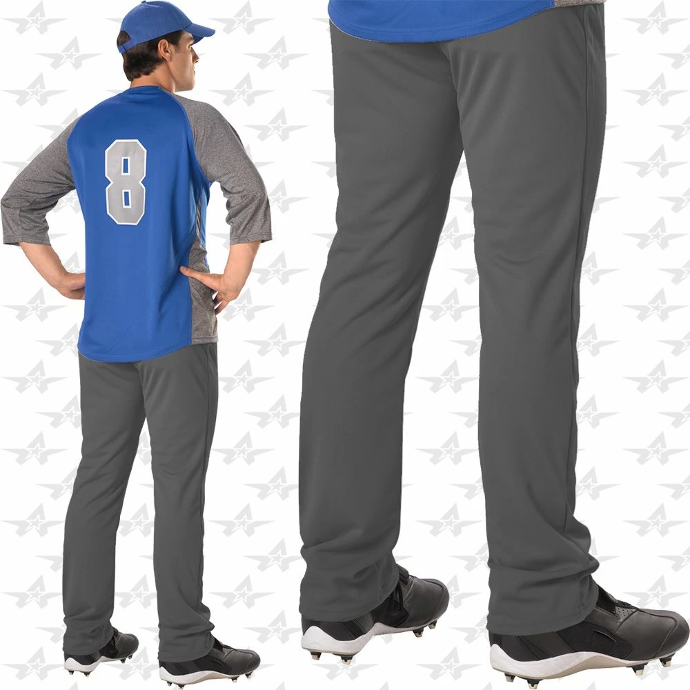 Alleson Athletic Relaxed Fit Open Bottom Mens Baseball Pants 5 Alleson Athletic Relaxed Fit Open Bottom Mens Baseball Pants - Image 3