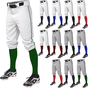 Easton Pro + Knicker Piped Mens Baseball Pants 3 Easton Pro + Knicker Piped Mens Baseball Pants