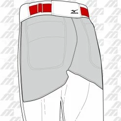 Mizuno Premier Knicker Length Piped Youth Baseball Pants -Baseball Sales Shop MZ PADDING