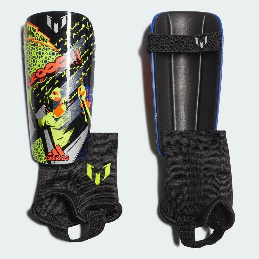 Adidas Messi Match Shin Guards- Junior 3 Adidas Messi Match Shin Guards- Junior