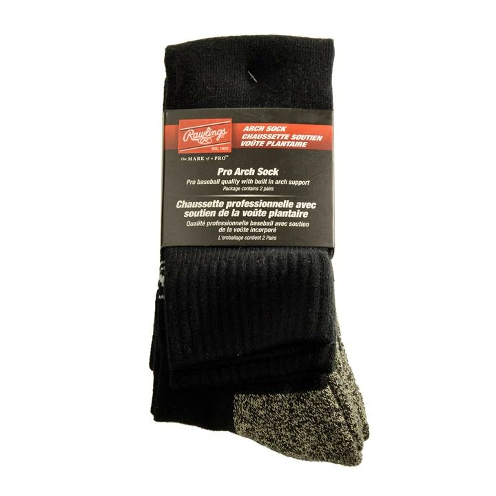 Rawlings Pro Arch Baseball Socks - 2 Pack 3 Rawlings Pro Arch Baseball Socks - 2 Pack