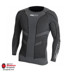 EC3D 3D Pro Compression Long Sleeve Shirt- Charcoal
