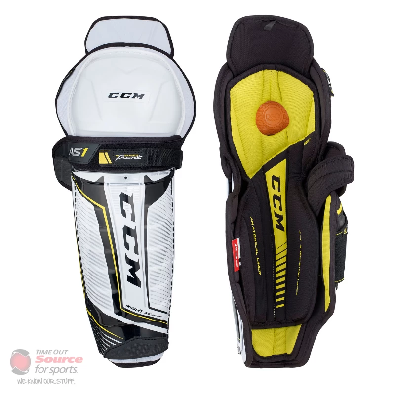 CCM Super Tacks AS1 Shin Guards- Senior 3 CCM Super Tacks AS1 Shin Guards- Senior