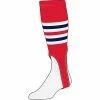 TCK - Twin City Knitting Socks TCK Multi Stripe Baseball Stir Ups -Baseball Sales Shop TC300I7 RED 500