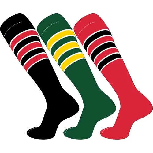 TCK - Twin City Knitting Socks TCK 3-Stripe Outline Game Day Socks 3 TCK - Twin City Knitting Socks TCK 3-Stripe Outline Game Day Socks