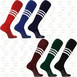 TCK - Twin City Knitting Socks TCK 3-Stripe Game Day Socks -Baseball Sales Shop TCKDNOB1 2 1244