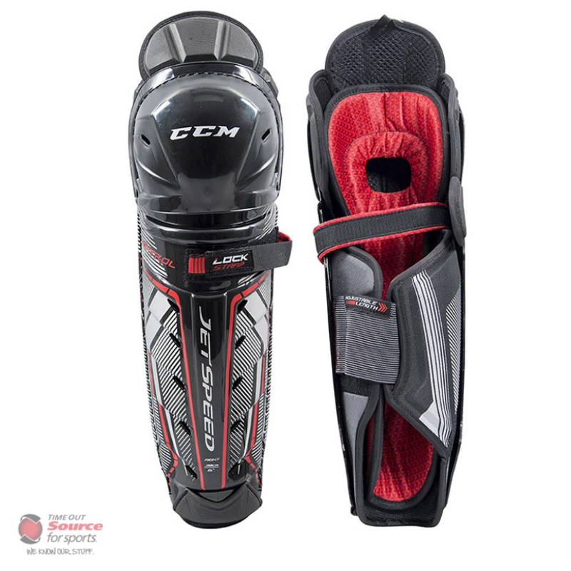 CCM JetSpeed Control Hockey Shin Guards- Senior 3 CCM JetSpeed Control Hockey Shin Guards- Senior