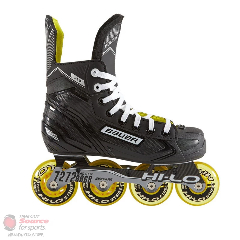 Bauer RH RS Inline Hockey Skates - Junior 3 Bauer RH RS Inline Hockey Skates - Junior