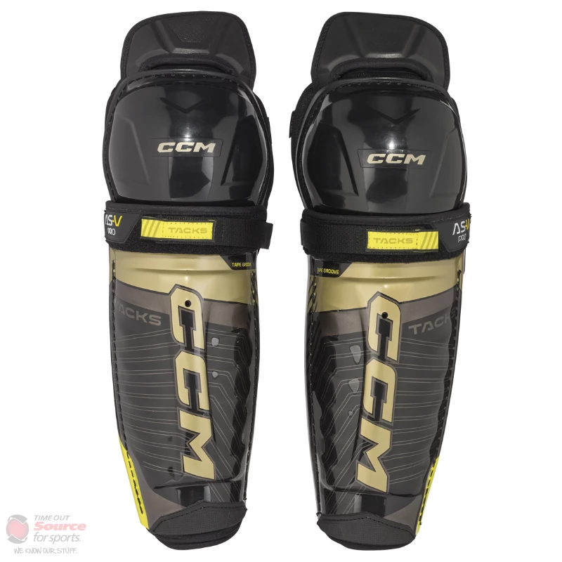 CCM Tacks AS-V Pro Hockey Shin Guards- Youth 3 CCM Tacks AS-V Pro Hockey Shin Guards- Youth