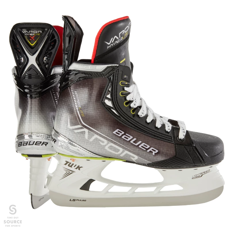 Bauer Vapor Hyperlite Hockey Skates With Pulse Steel- Senior 3 Bauer Vapor Hyperlite Hockey Skates With Pulse Steel- Senior